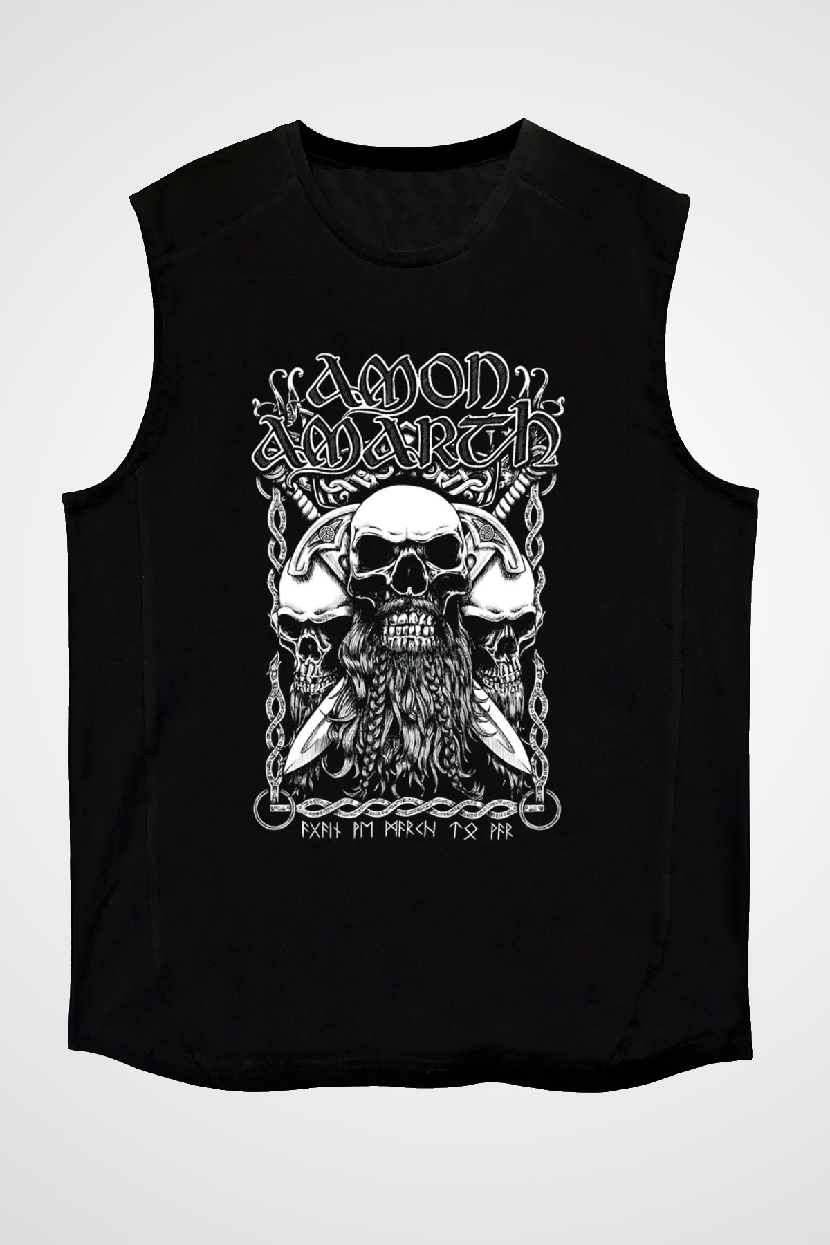 Amon Amarth Siyah Unisex Kolsuz Tişört