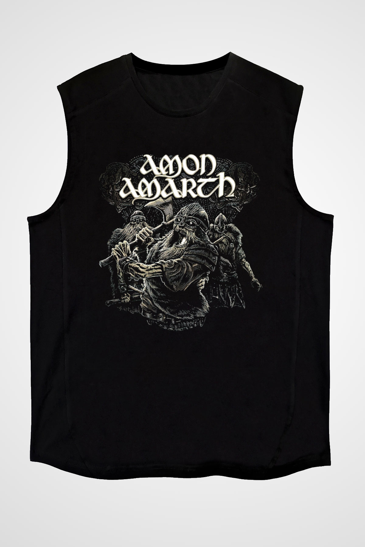 Amon Amarth Siyah Unisex Kolsuz Tişört