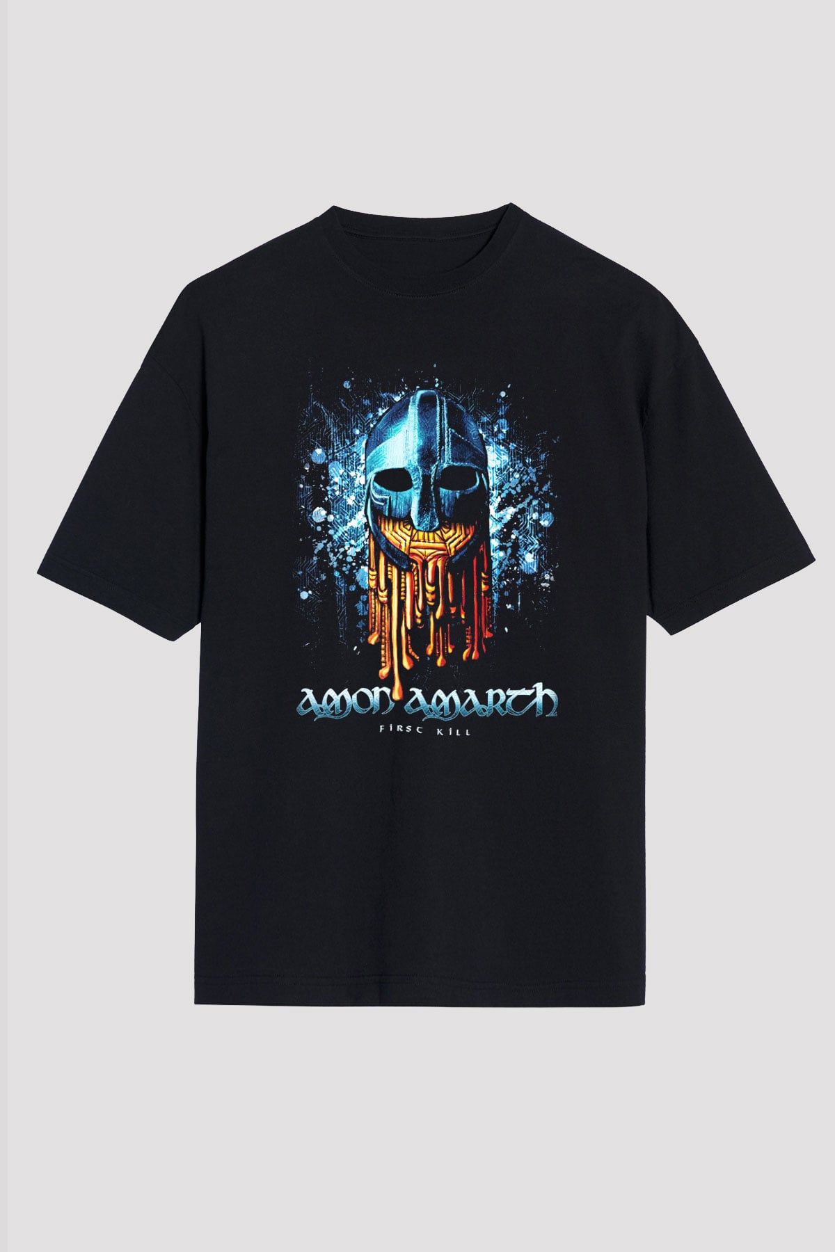 Amon Amarth Siyah Unisex Oversize Tişört T-Shirt