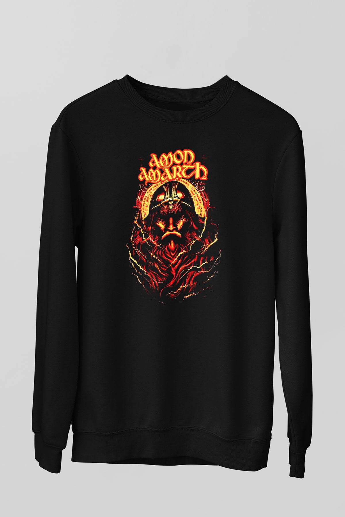 Amon Amarth Siyah Unisex Sweatshirt