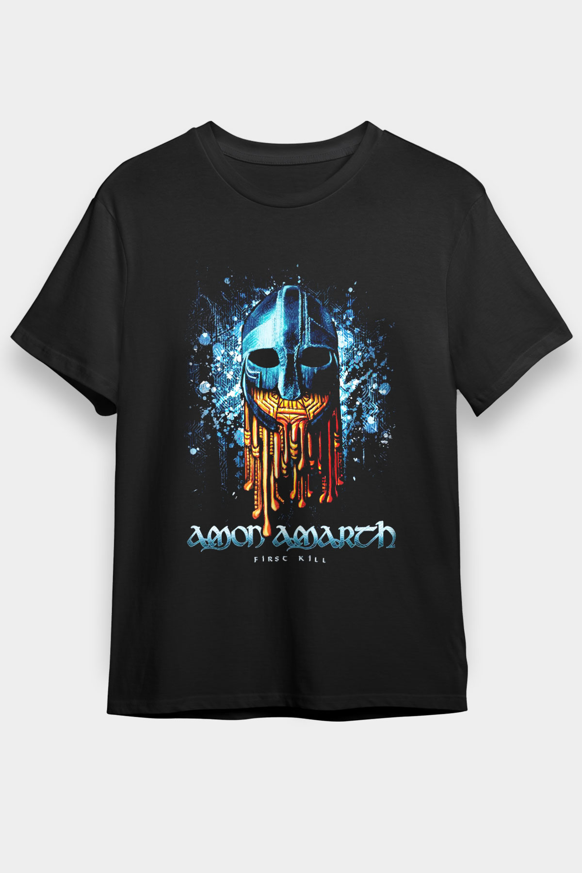 Amon Amarth Siyah Unisex Tişört T-Shirt - TişörtFabrikası