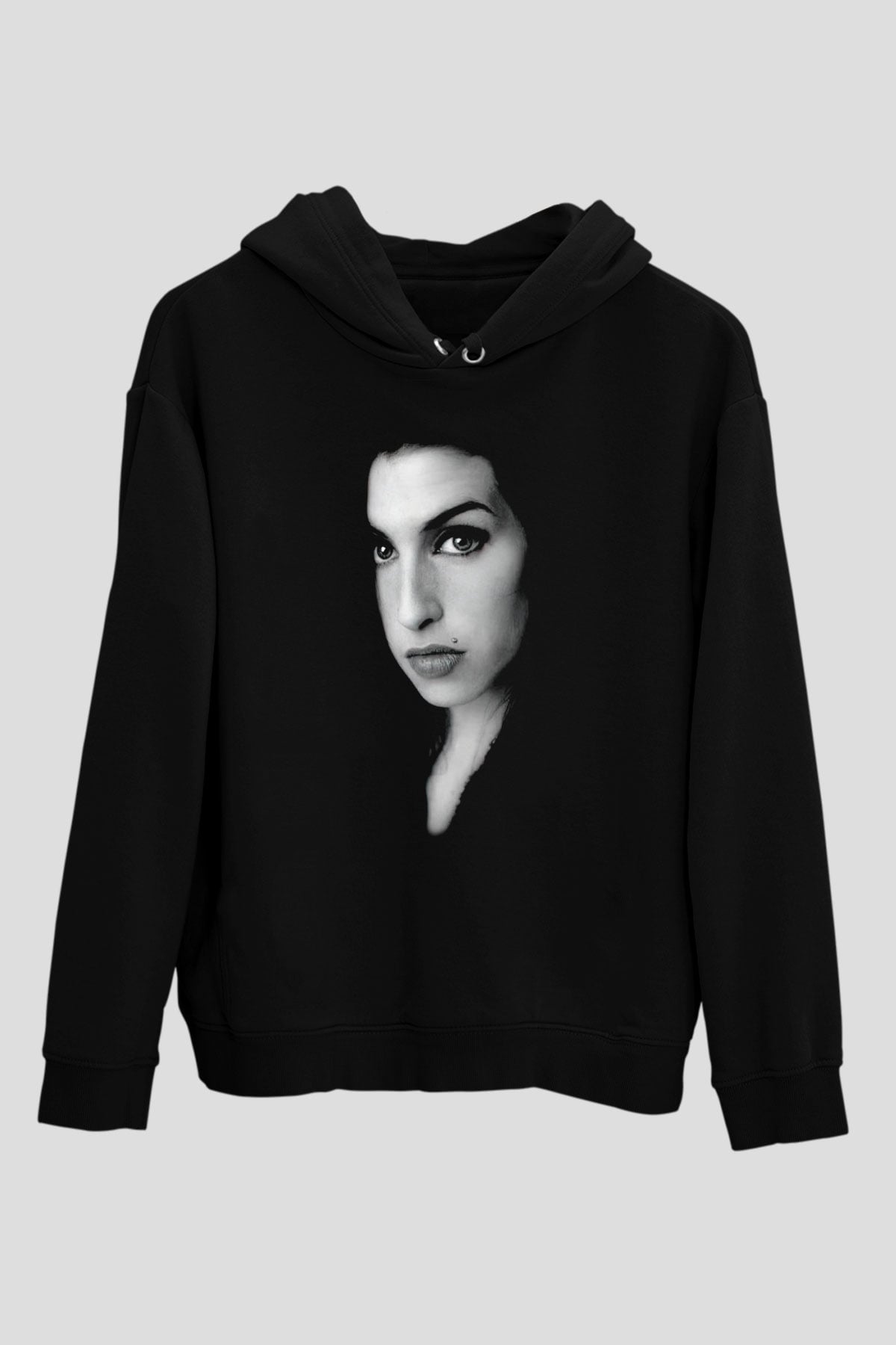 Amy Winehouse Siyah Unisex Hoodie
