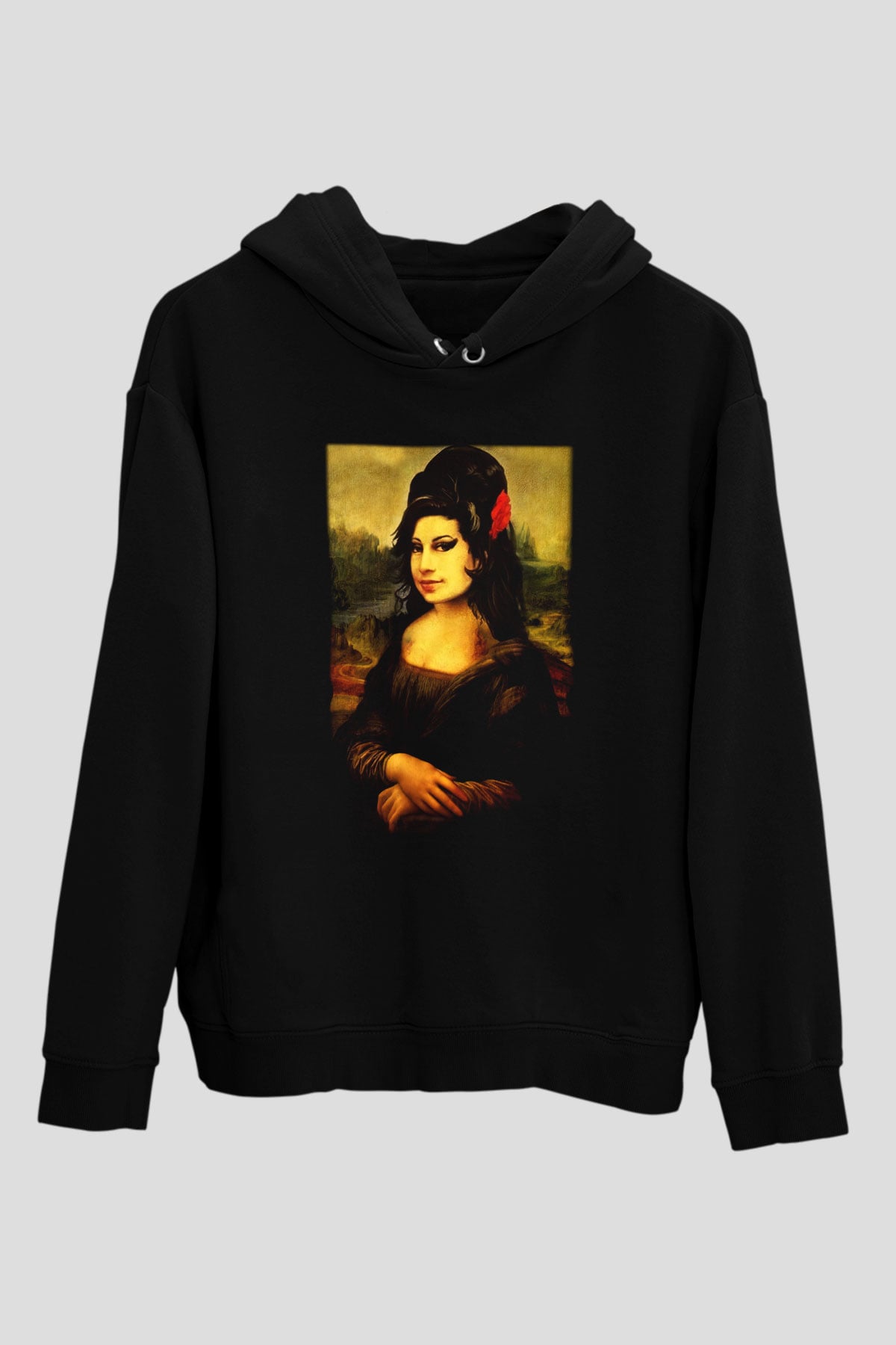 Amy Winehouse Siyah Unisex Hoodie