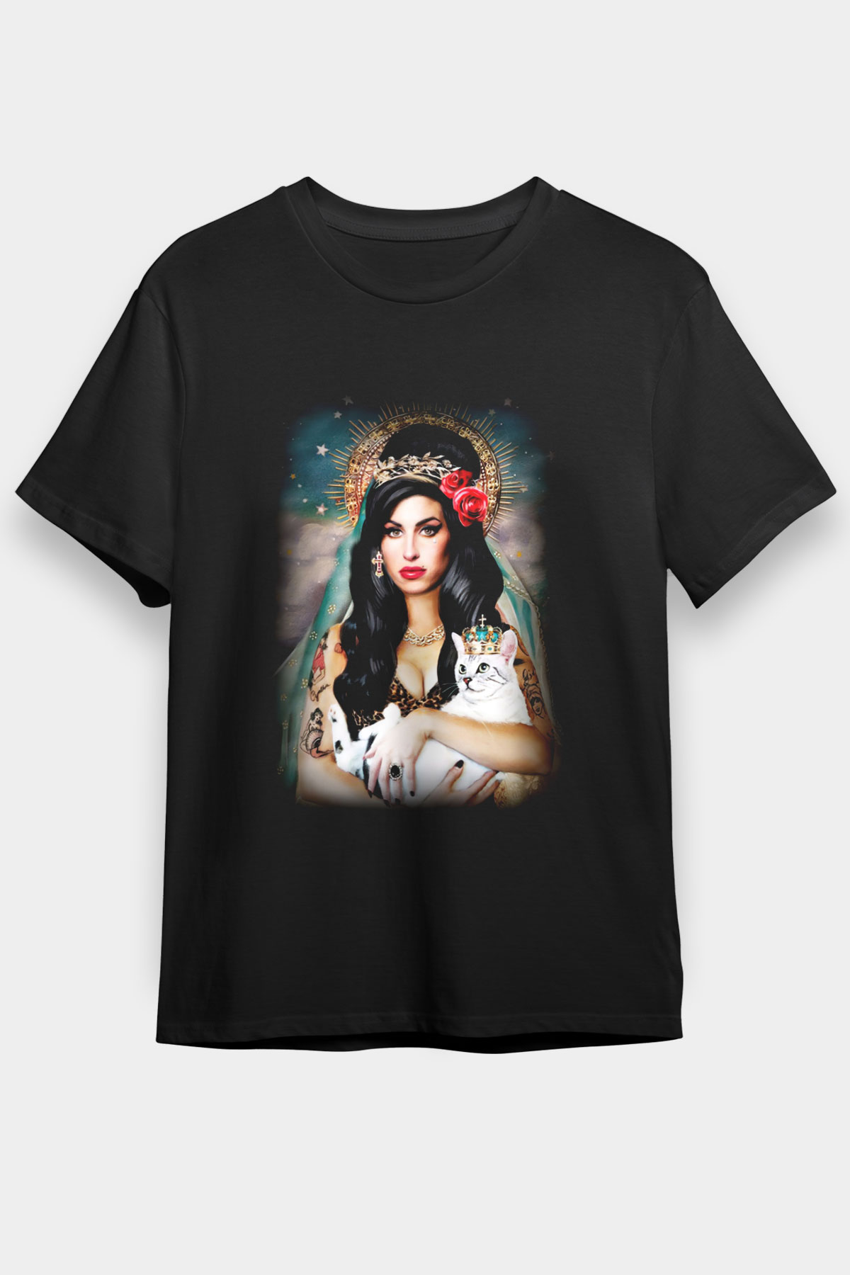 Amy Winehouse Black Unisex Tee - STREETWEAR