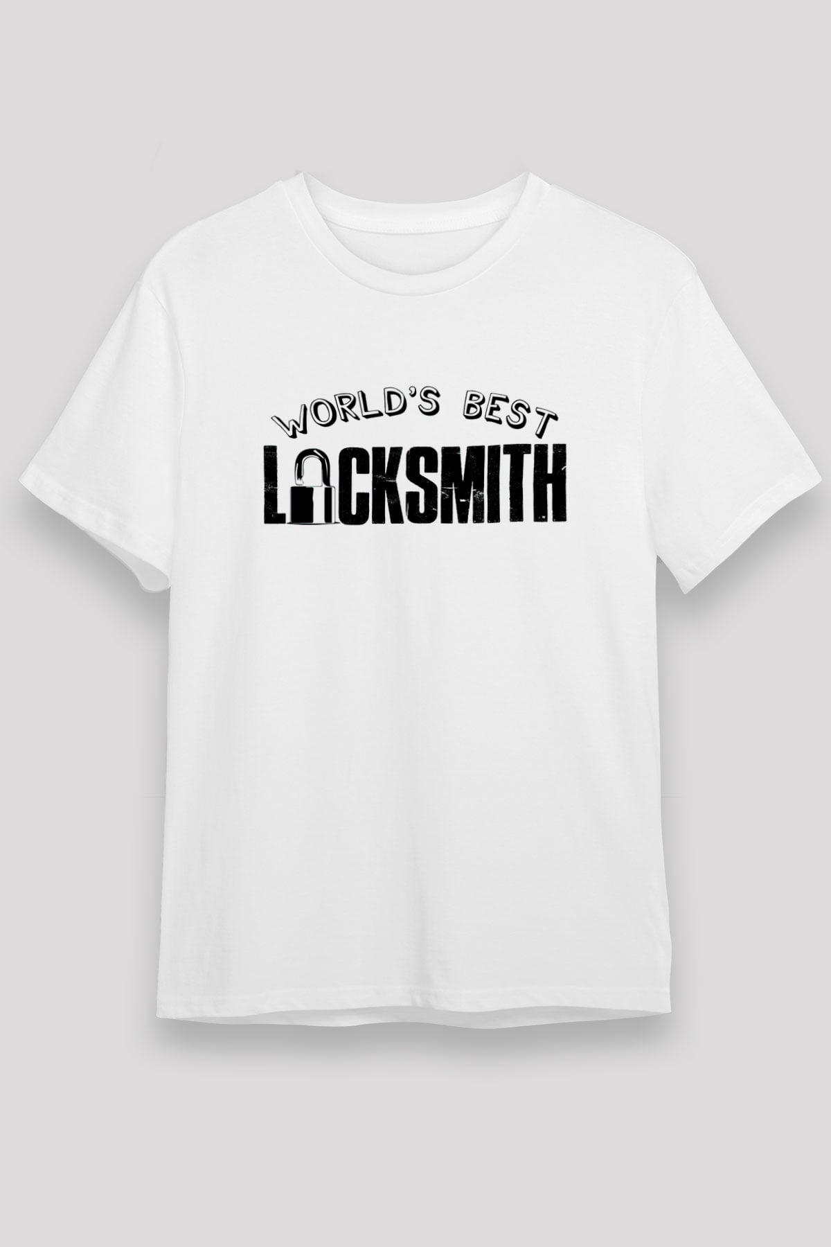 Anahtarcı Beyaz Unisex Tişört T-Shirt - TişörtFabrikası