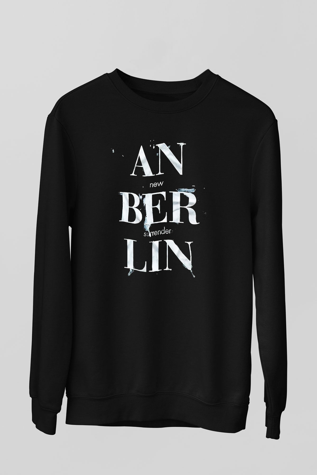 Anberlin Siyah Unisex Sweatshirt
