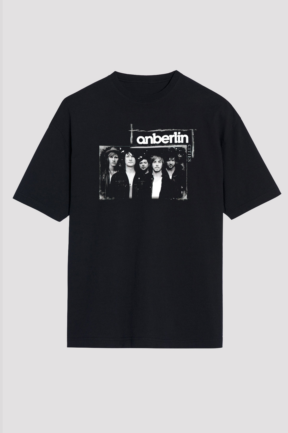 Anberlin Siyah Unisex Tişört T-Shirt - TişörtFabrikası