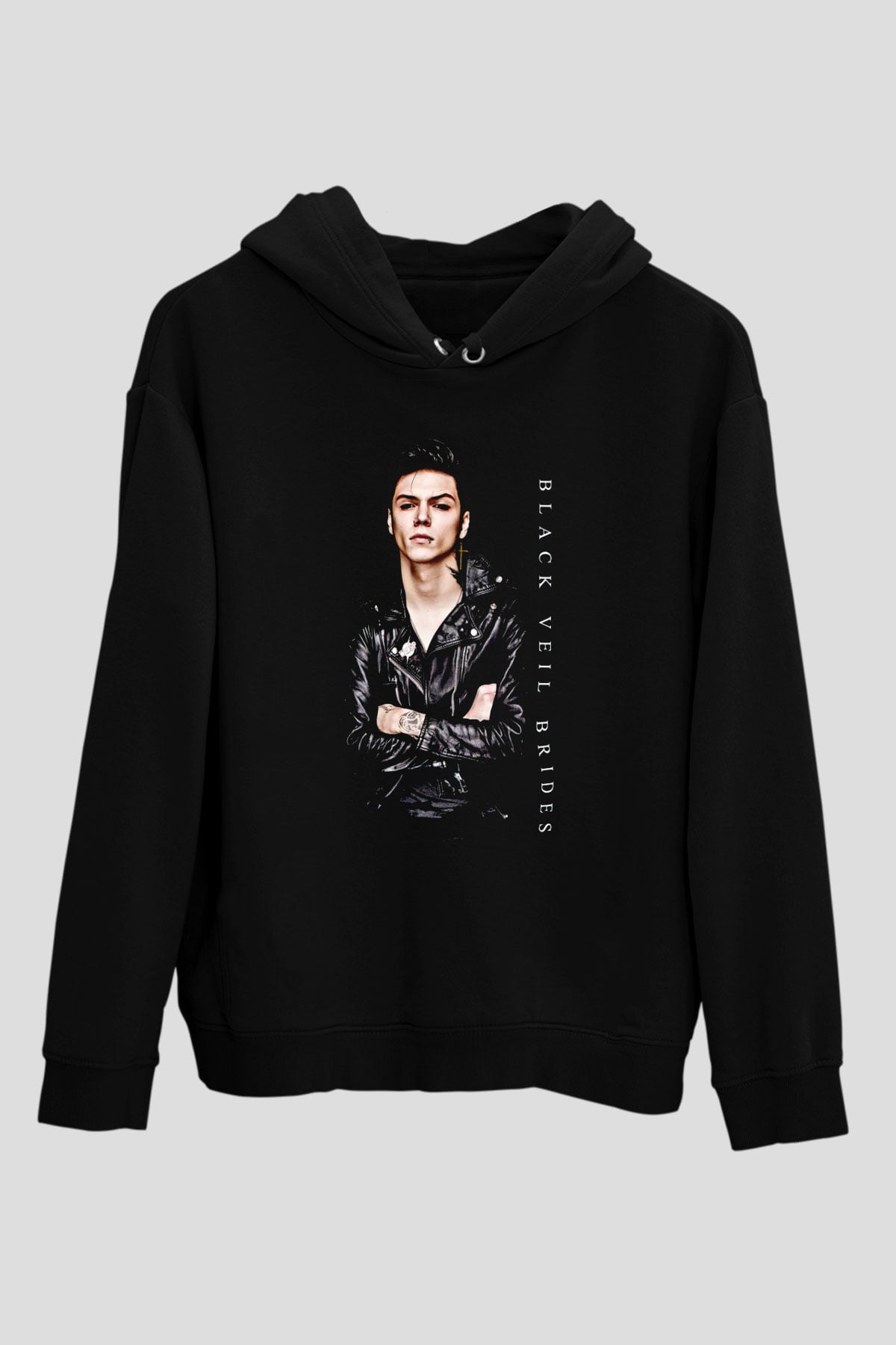Andy Black Siyah Unisex Kapüşonlu Sweatshirt