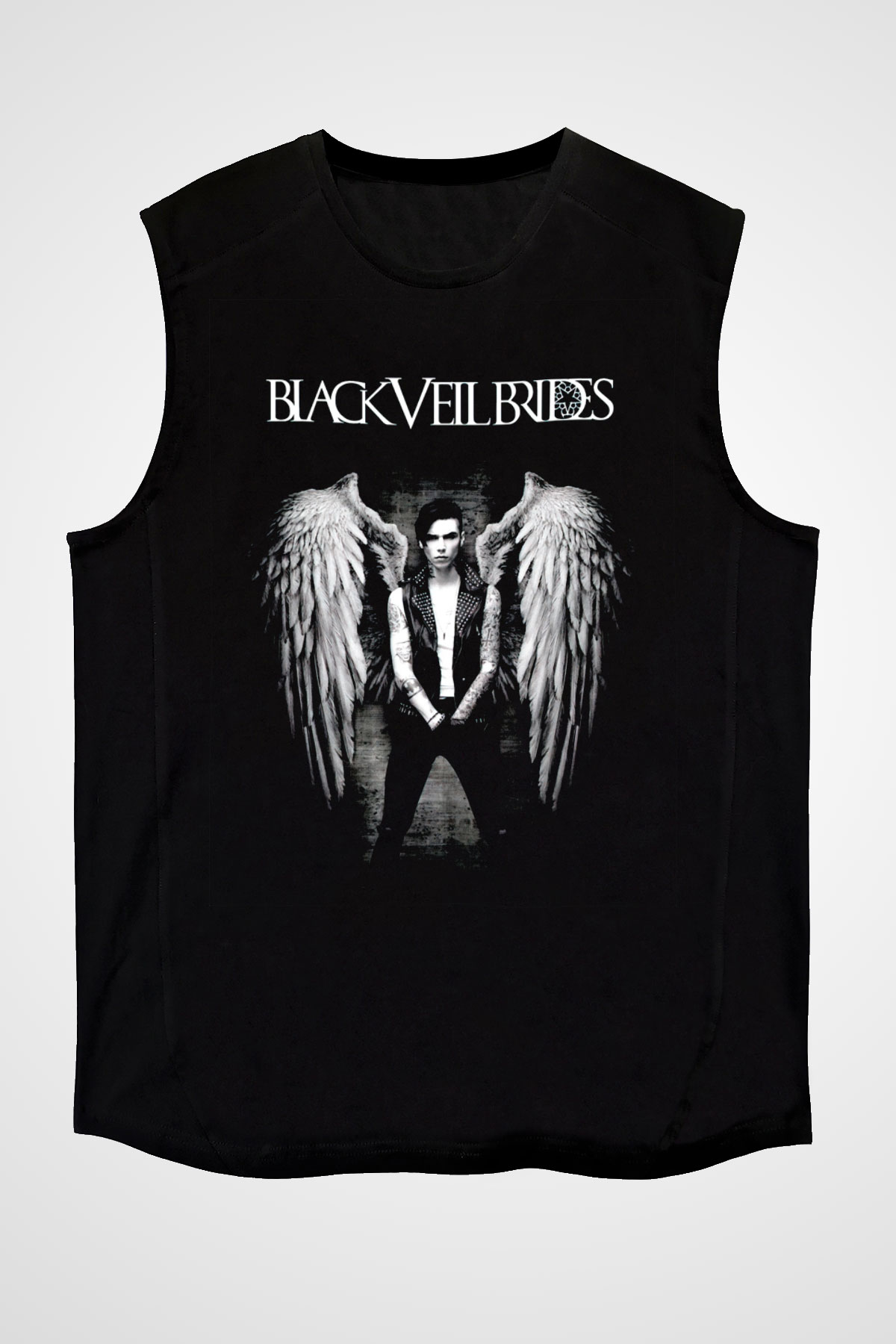 Andy Black Siyah Unisex Kolsuz Tişört