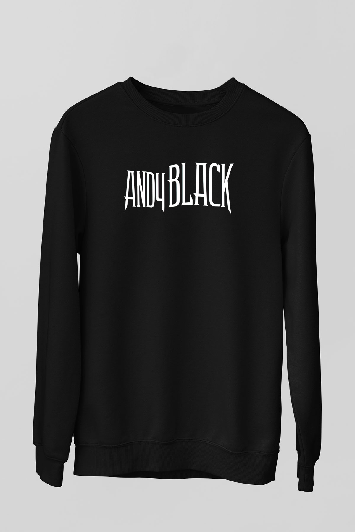 Andy Black Siyah Unisex Sweatshirt