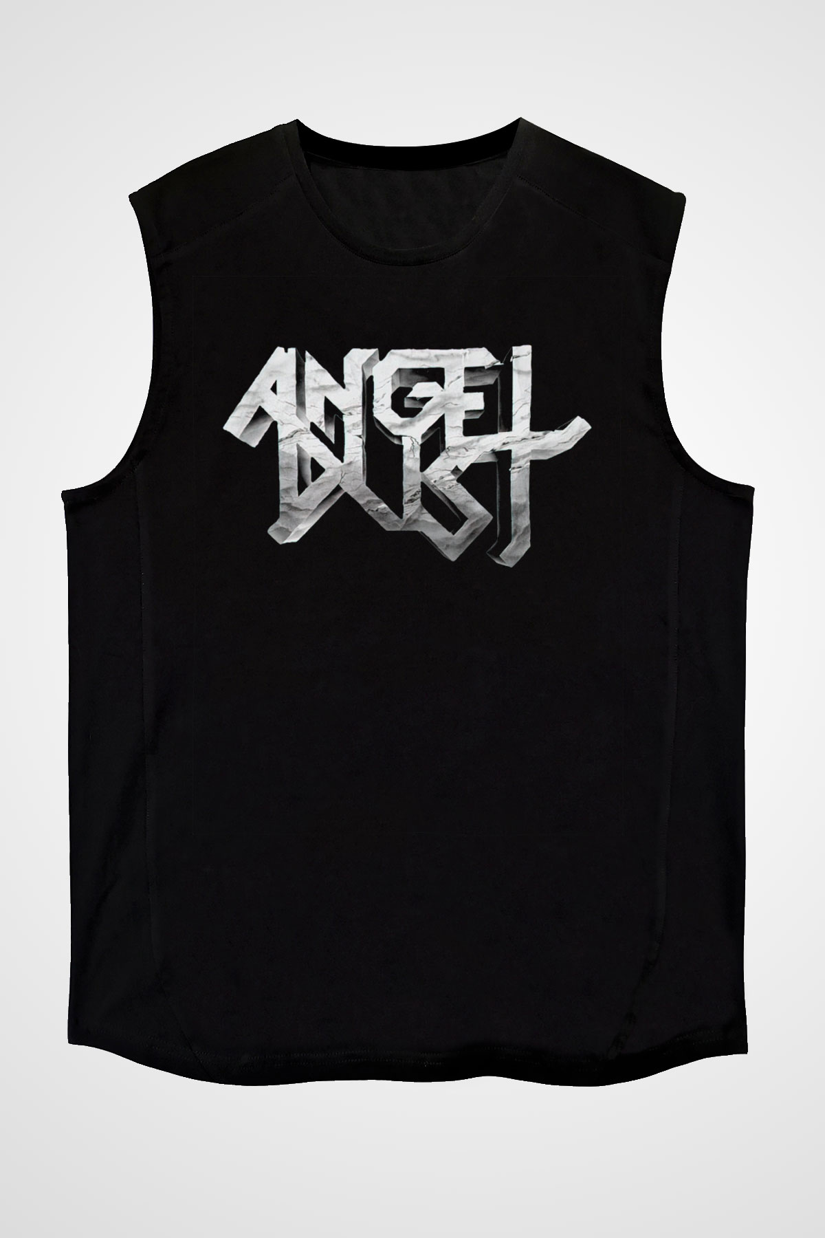 Angel Dust Siyah Unisex Kolsuz Tişört