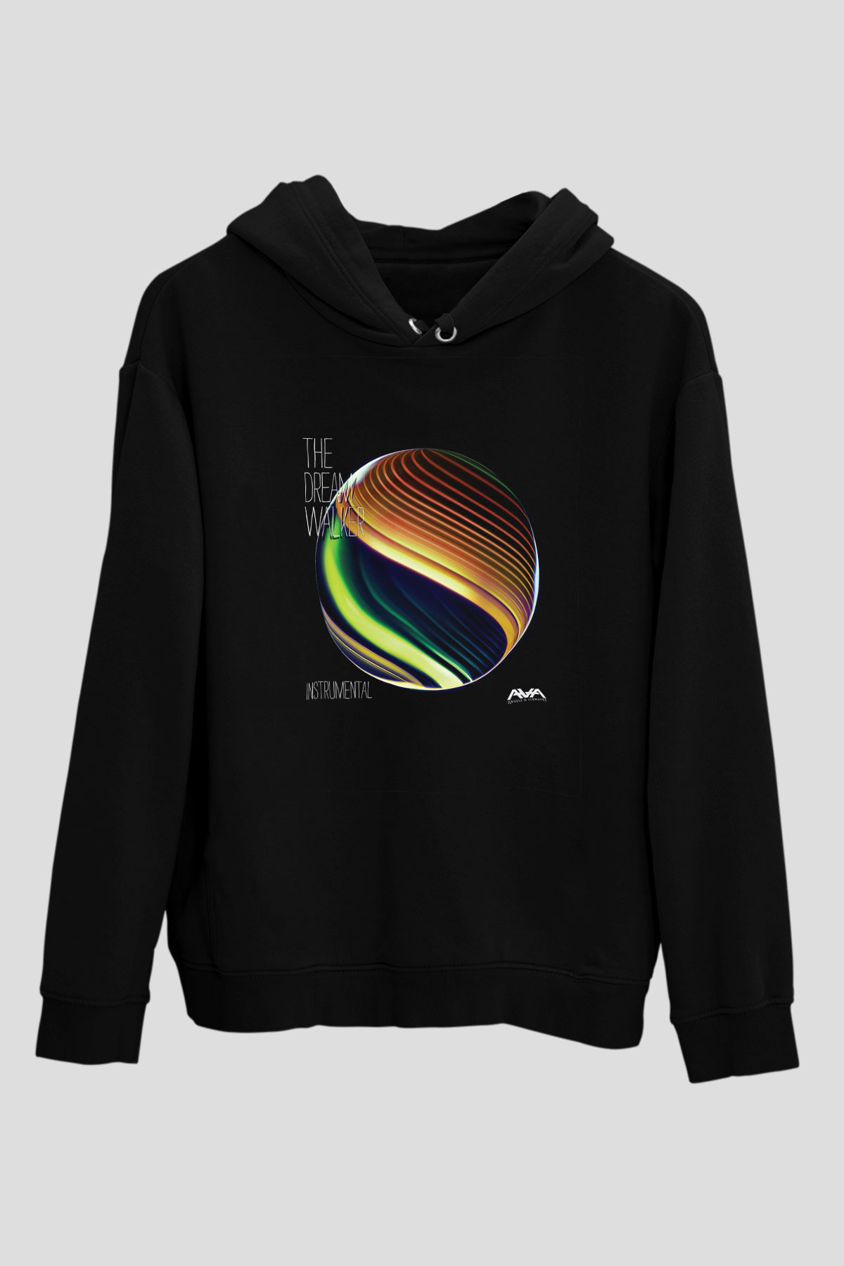 Angels and Airwaves Baskılı Unisex Siyah Hoodie