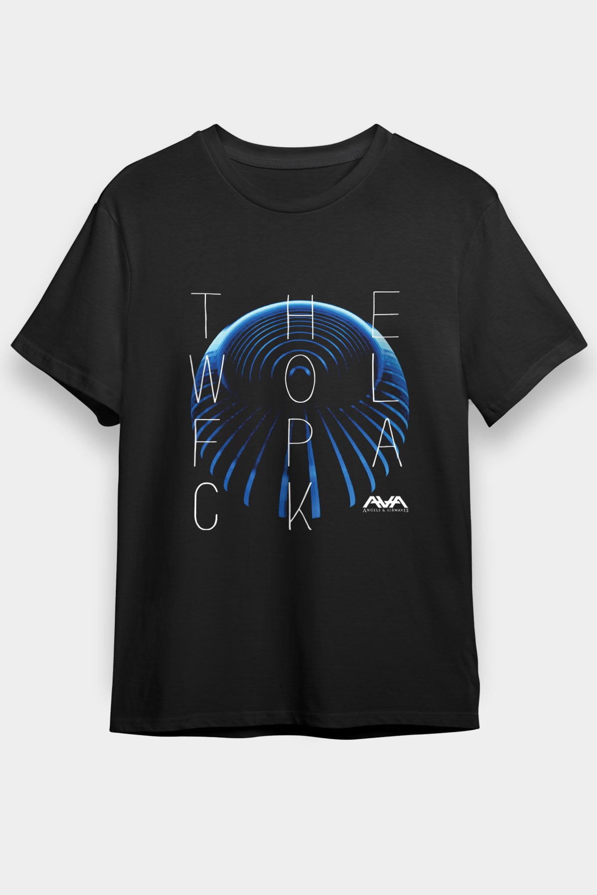 Angels and Airwaves Baskılı Unisex Siyah Tişört
