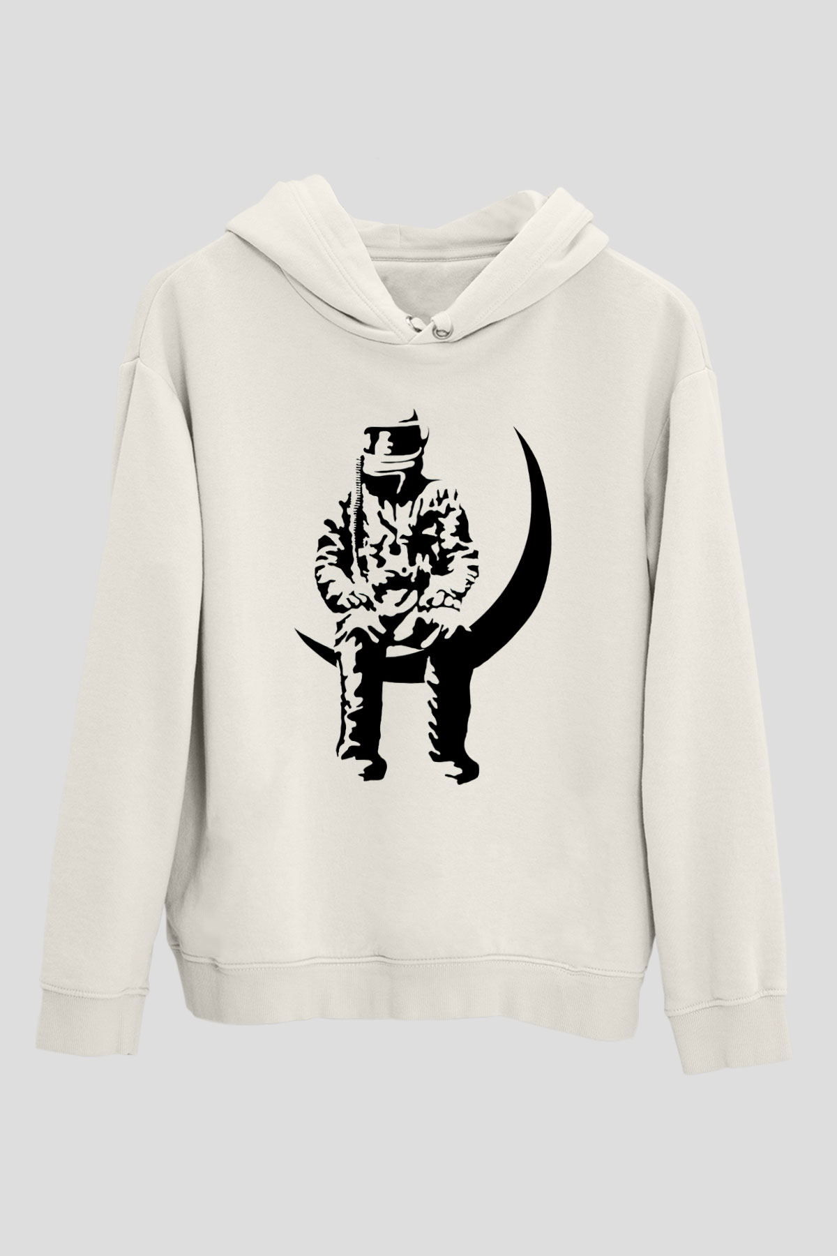 Angels and Airwaves Beyaz Unisex Kapüşonlu Sweatshirt