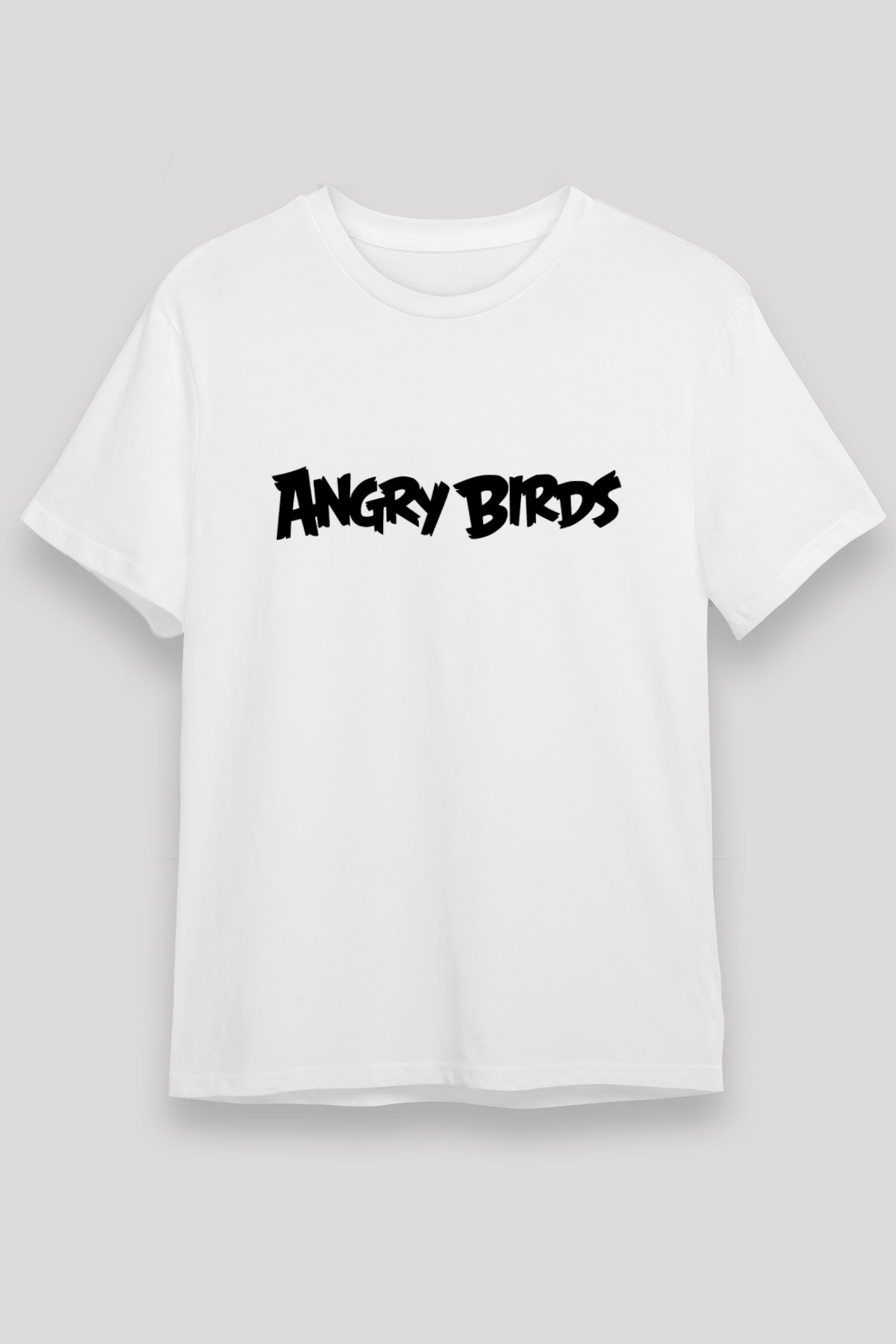 Angry Birds Beyaz Unisex Tişört T-Shirt
