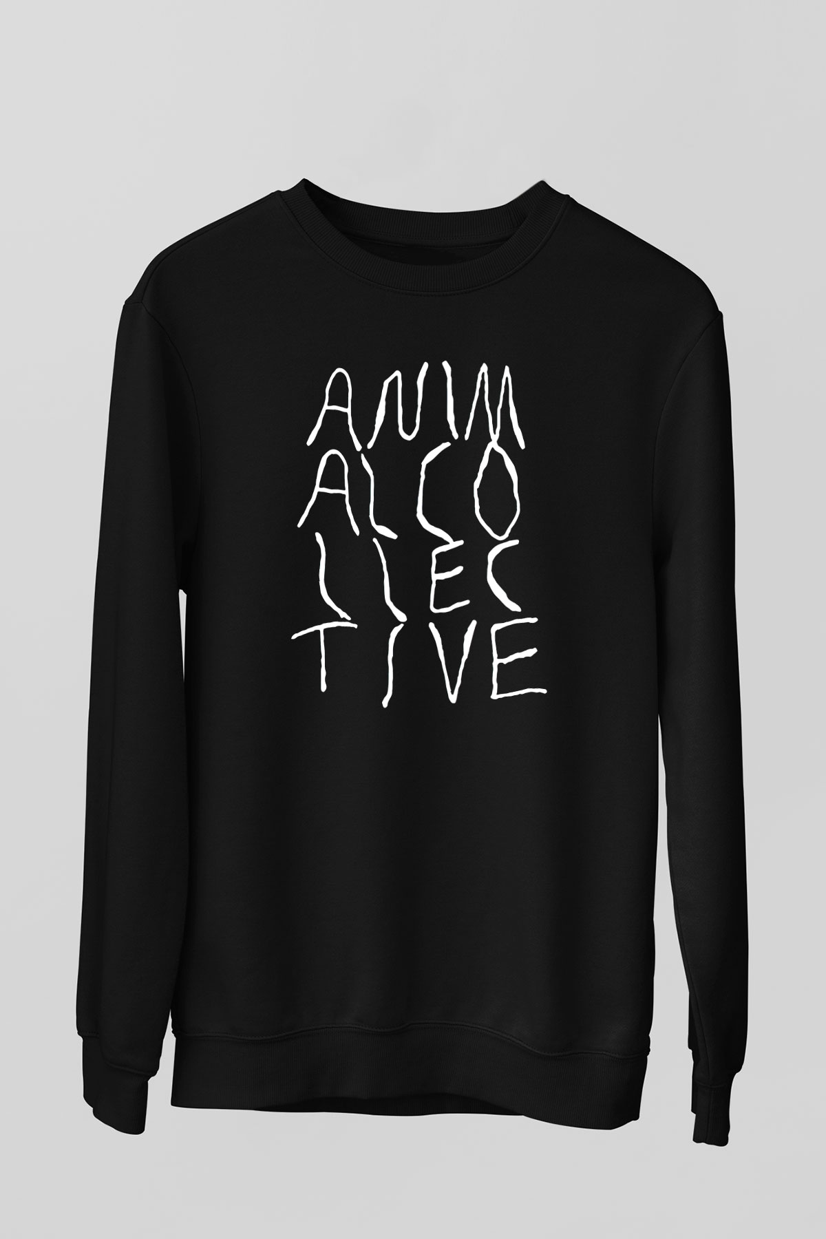 Animal Collective Siyah Unisex Sweatshirt