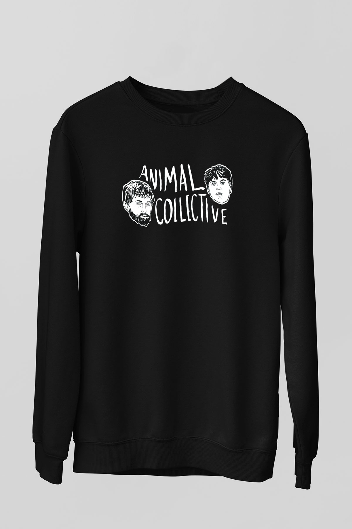 Animal Collective Siyah Unisex Sweatshirt
