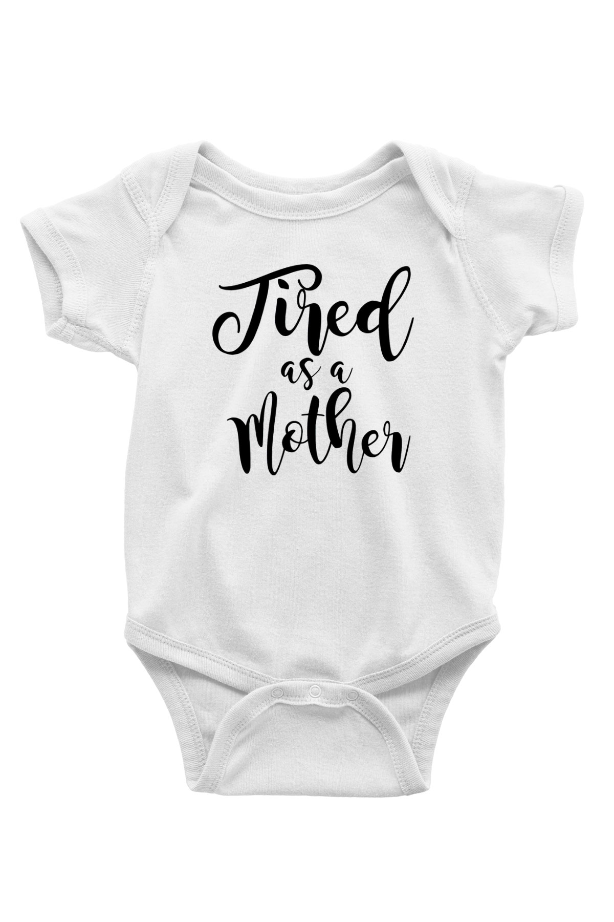 Anneler Günü Baskılı Beyaz Unisex Bebek Body - Zıbın