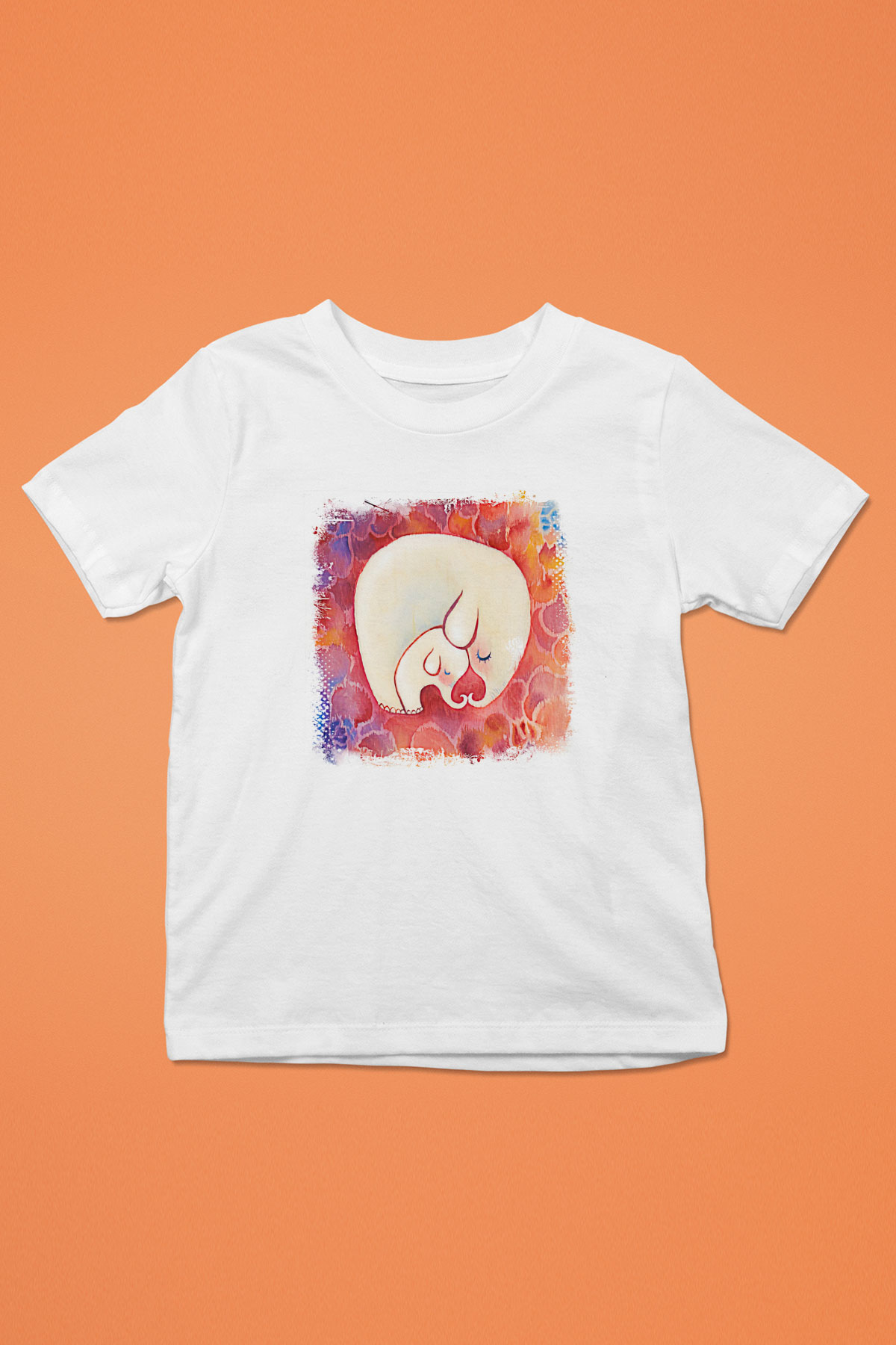Anneler Günü Baskılı Beyaz Unisex Beyaz Çocuk Tişört - Tshirt