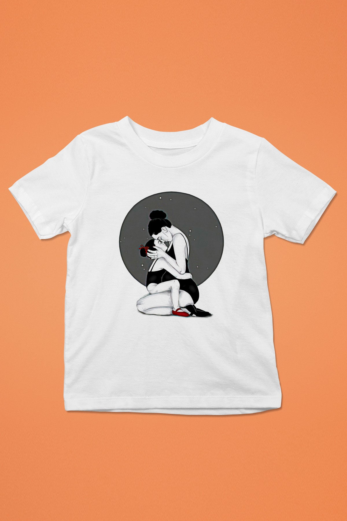Anneler Günü Baskılı Beyaz Unisex Beyaz Çocuk Tişört - Tshirt
