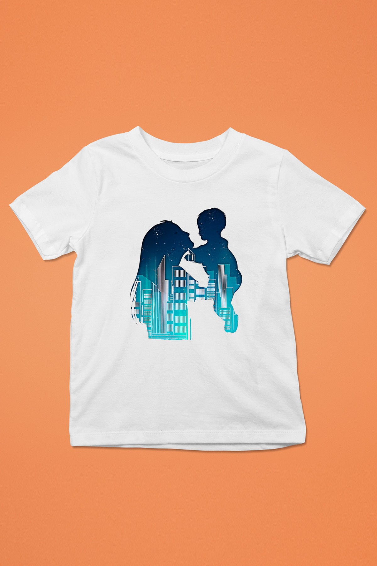 Anneler Günü Baskılı Beyaz Unisex Beyaz Çocuk Tişört - Tshirt