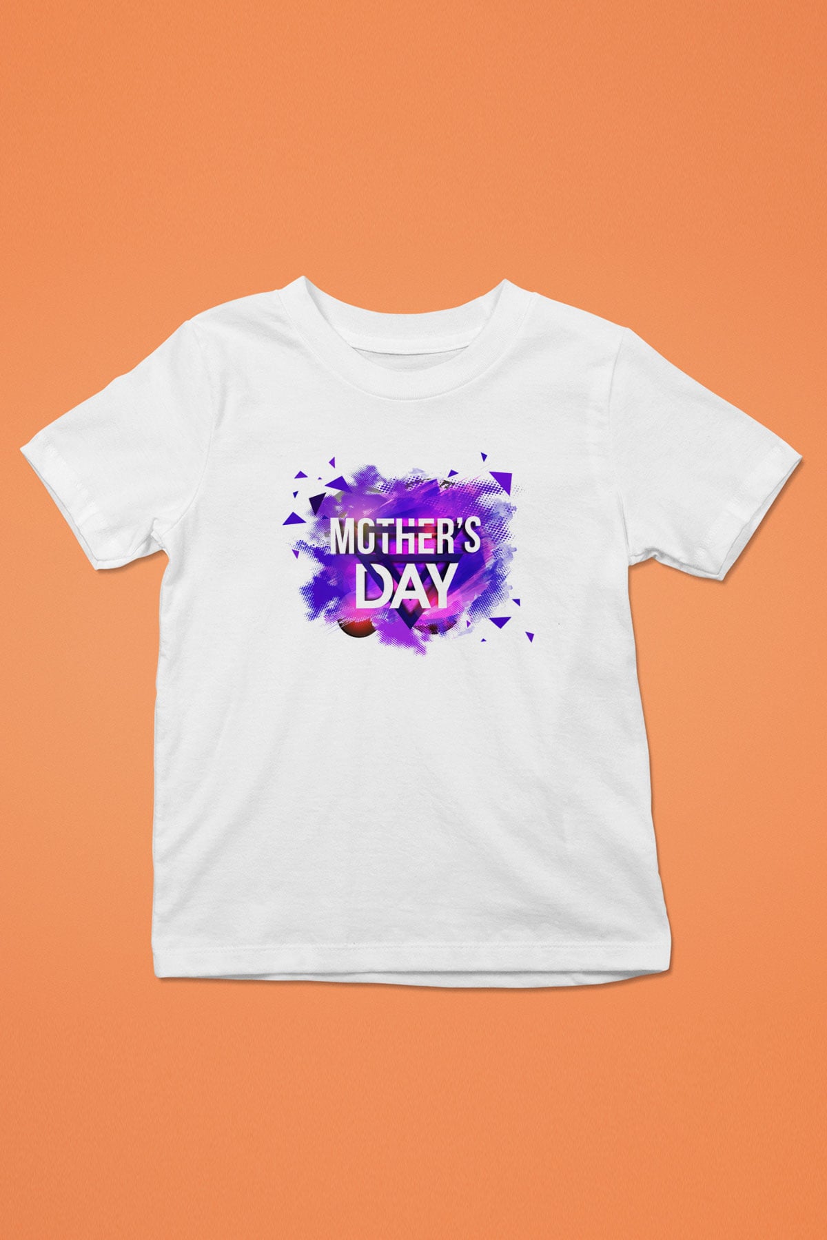 Anneler Günü Baskılı Beyaz Unisex Çocuk Tişört
