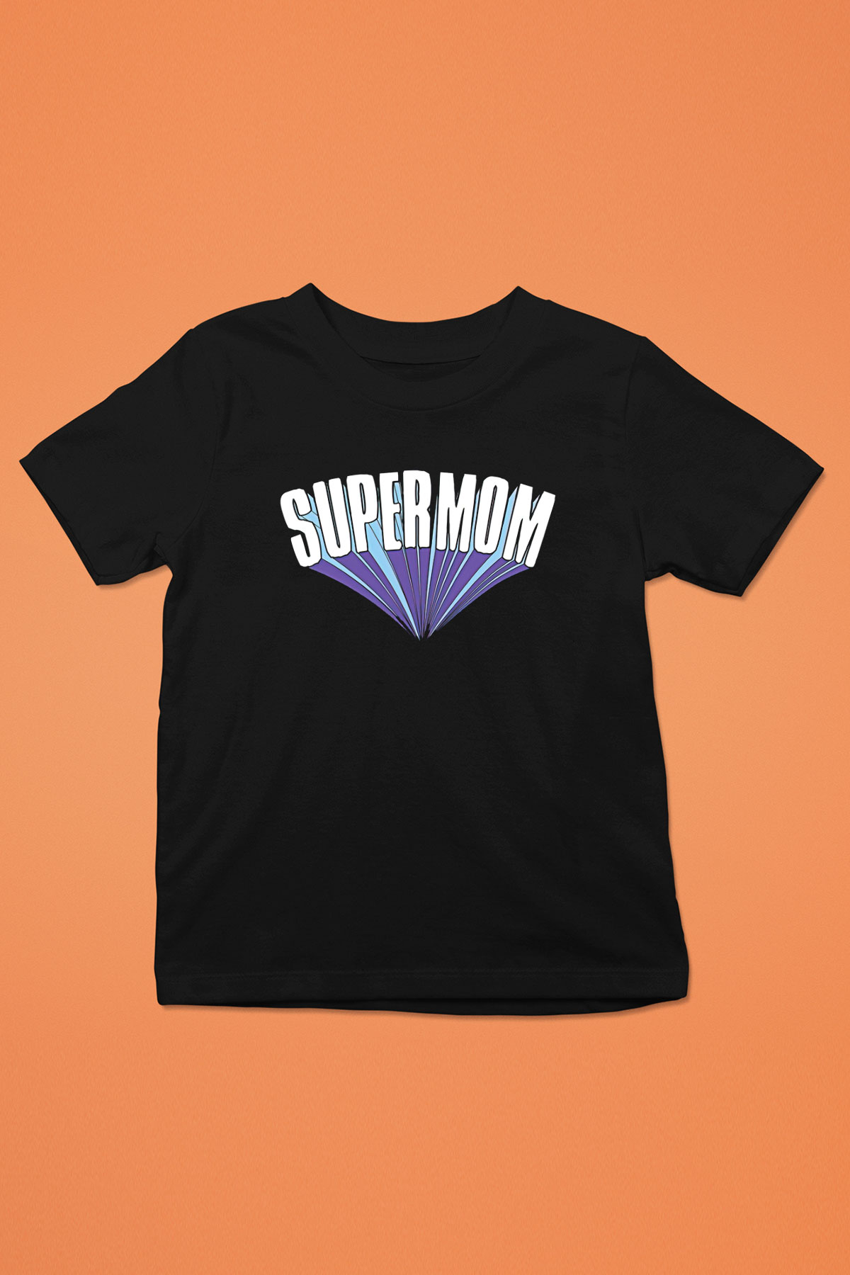 Anneler Günü Baskılı Unisex Siyah Çocuk Tişört - Tshirt