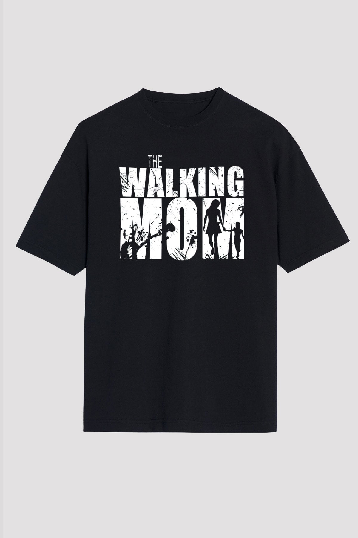 Anneler Günü Siyah Unisex Tişört T-Shirt - TişörtFabrikası