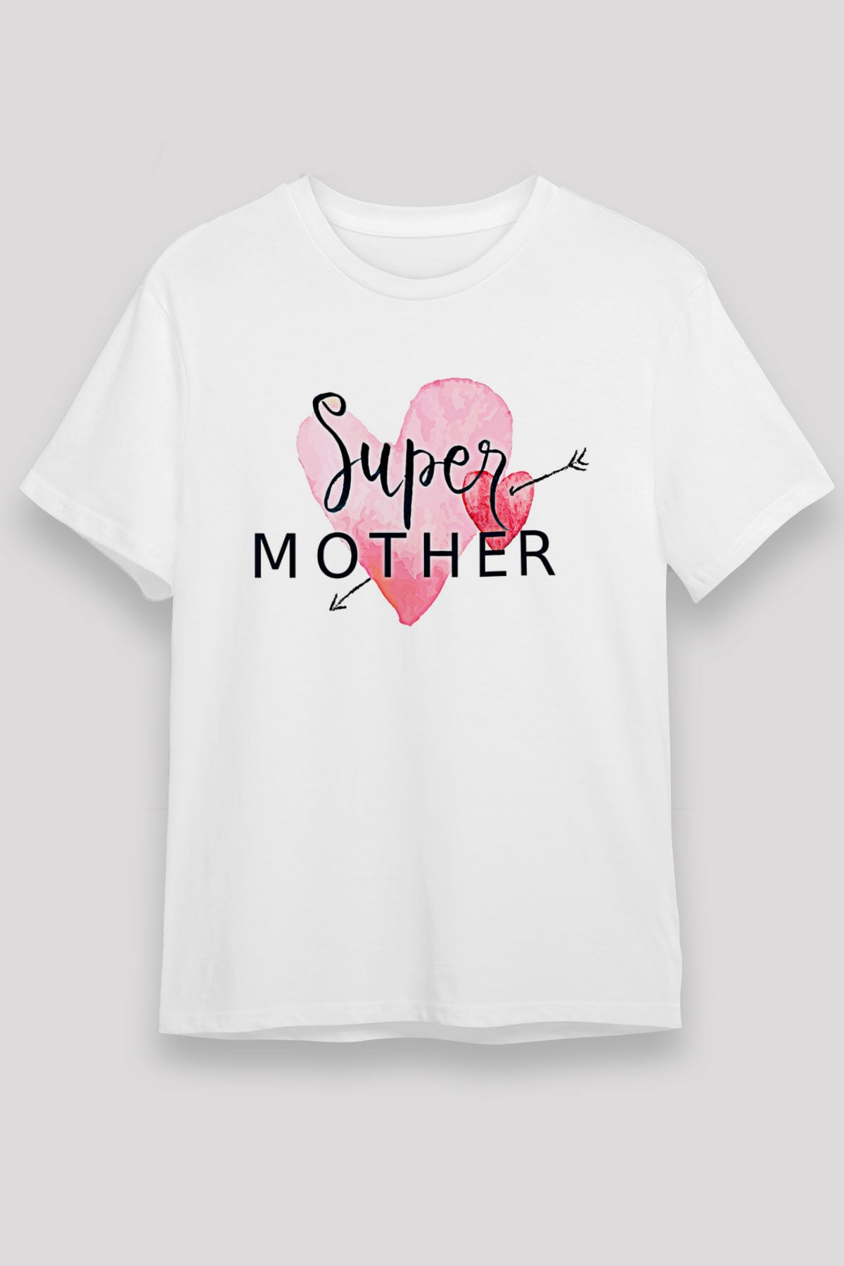 Anneler Günü Unisex Baskılı Beyaz Tişört - Tshirt