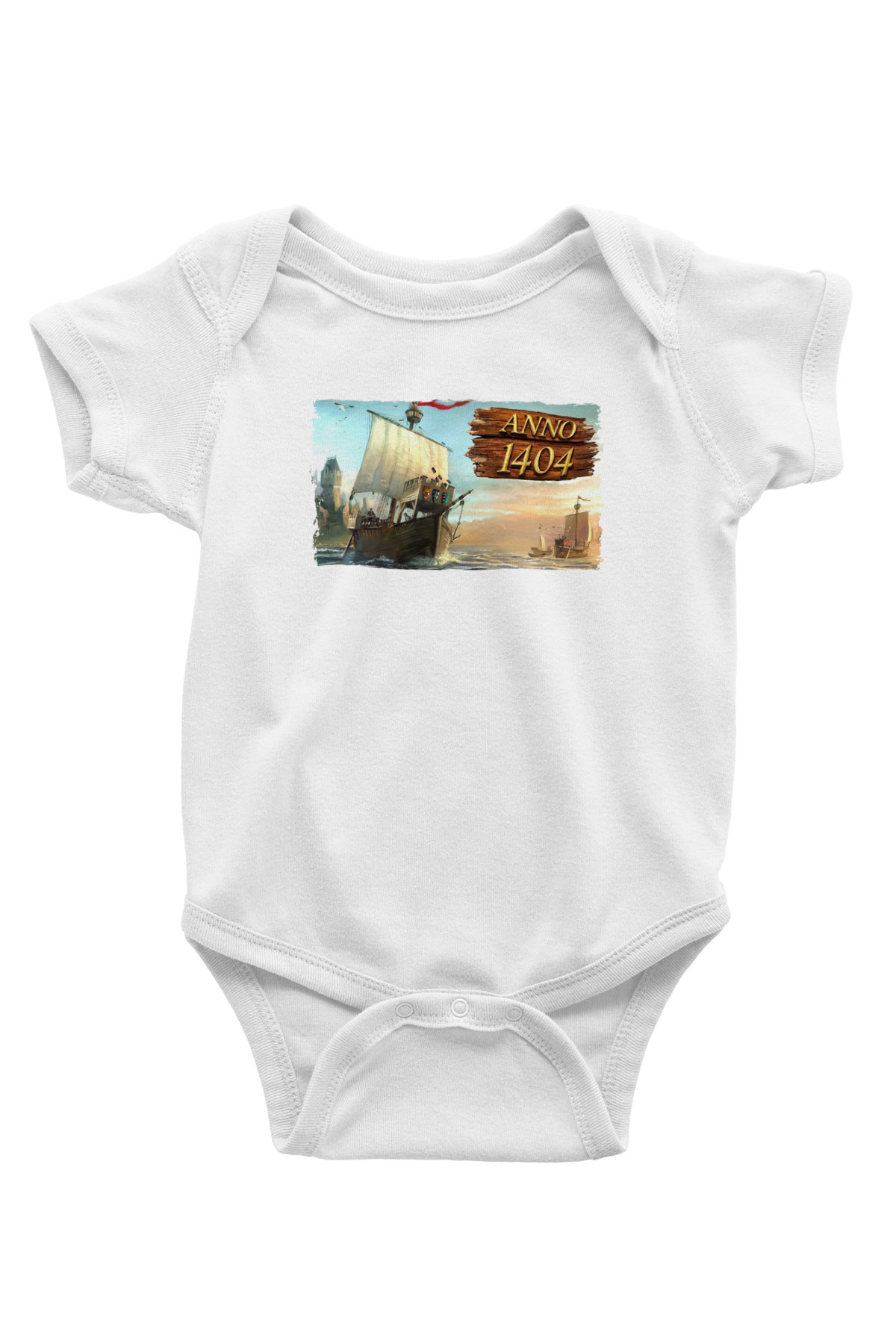 Anno 1404 Beyaz Bebek Body - Zıbın