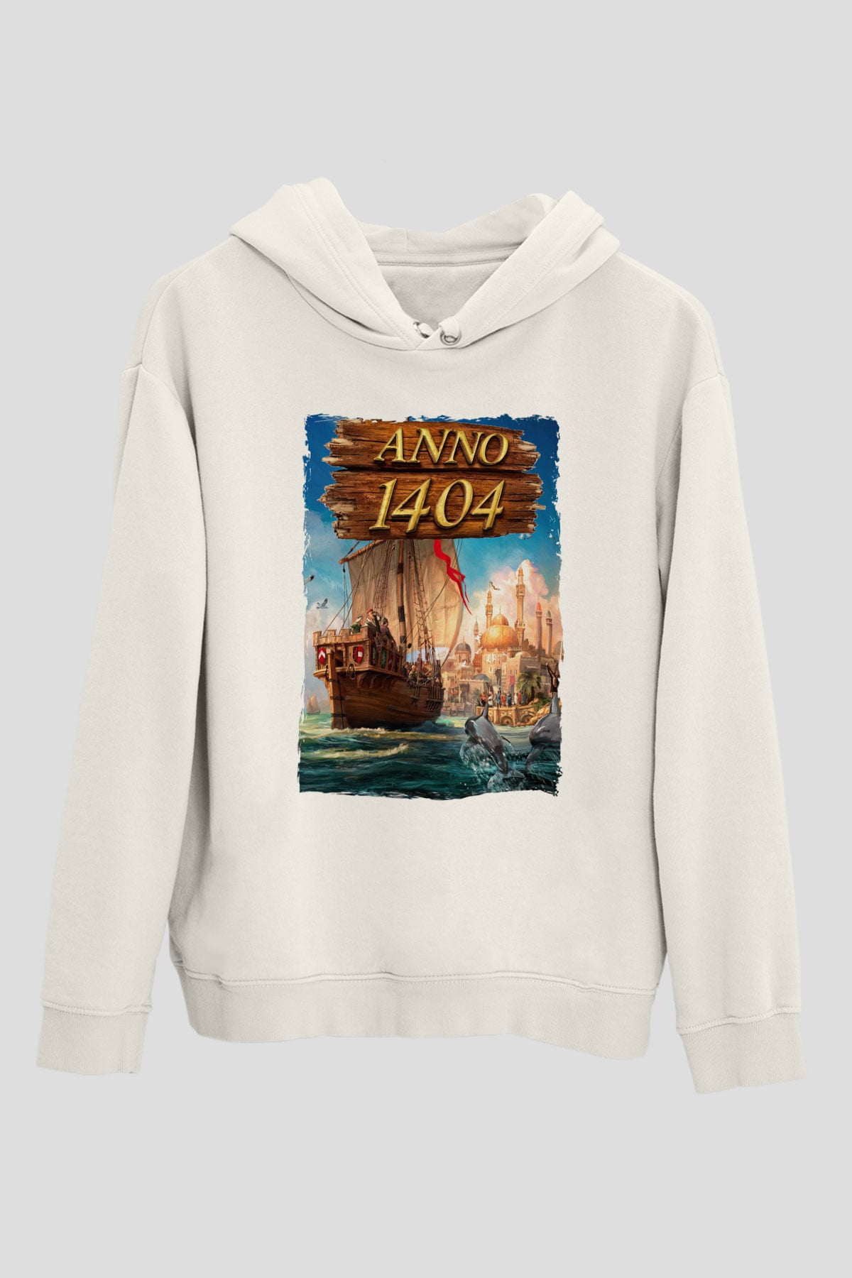 Anno 1404 Beyaz Unisex Hoodie