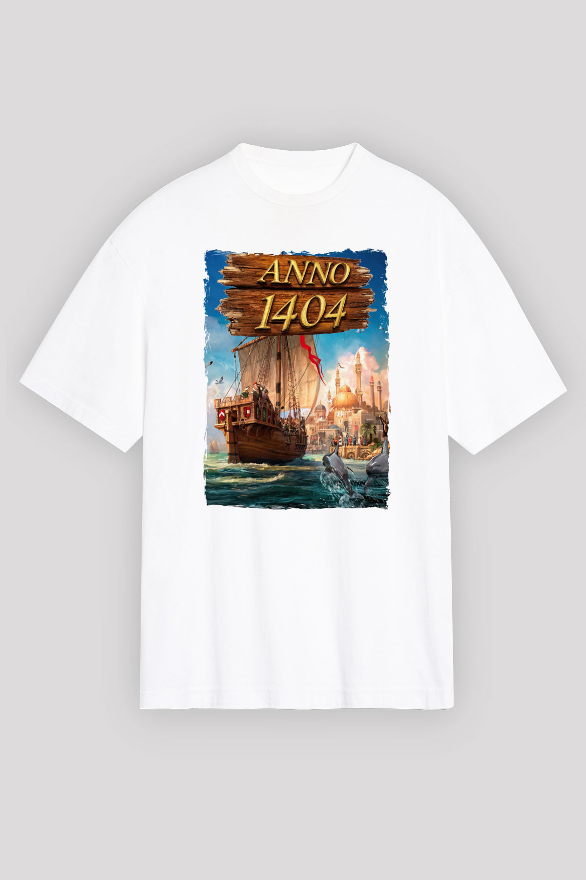 Anno 1404 Beyaz Unisex Tişört T-Shirt