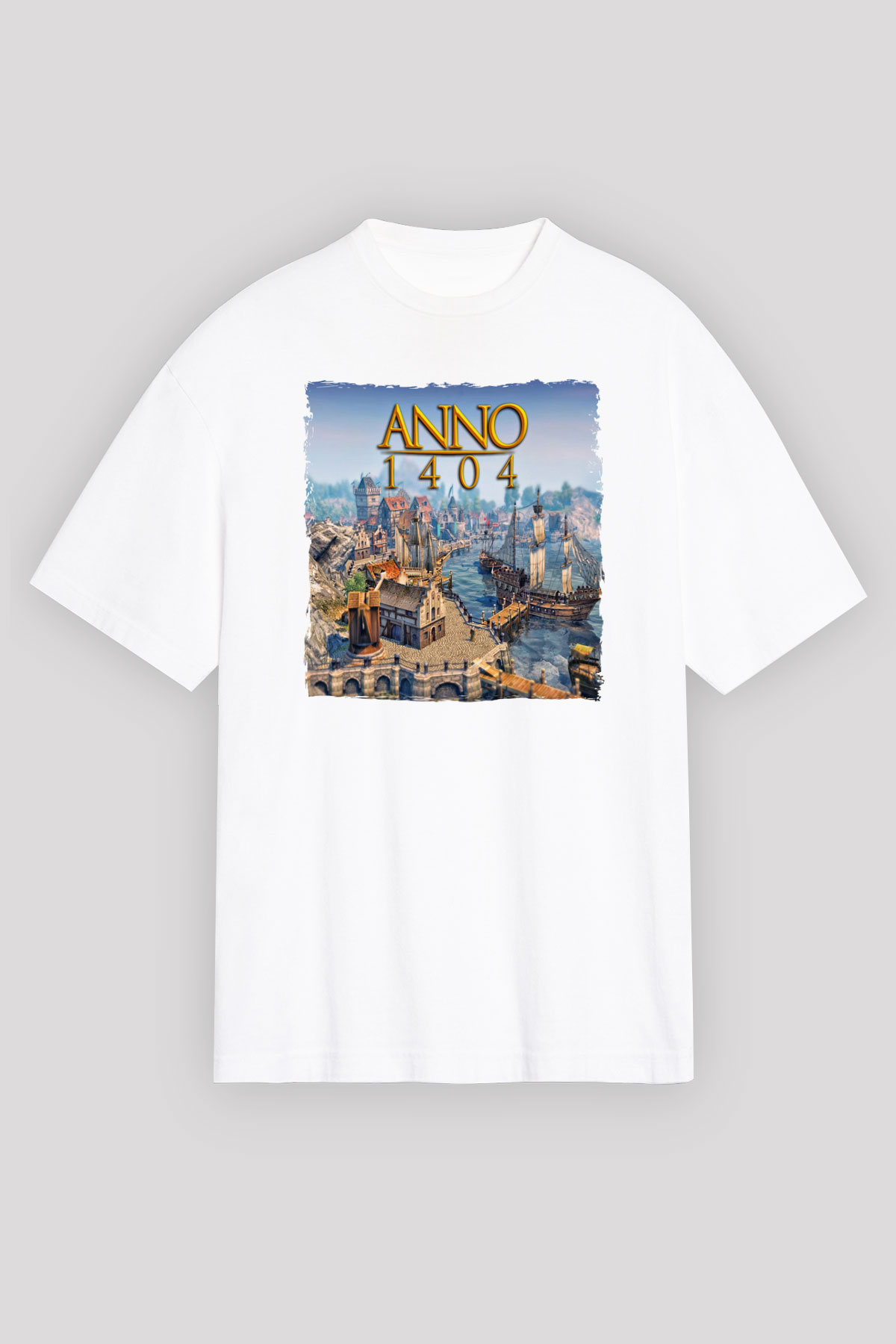 Anno 1404 Beyaz Unisex Tişört T-Shirt