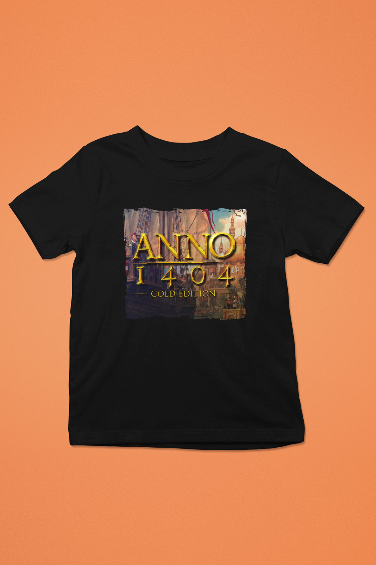 Anno 1404 Siyah Unisex Çocuk Tişört