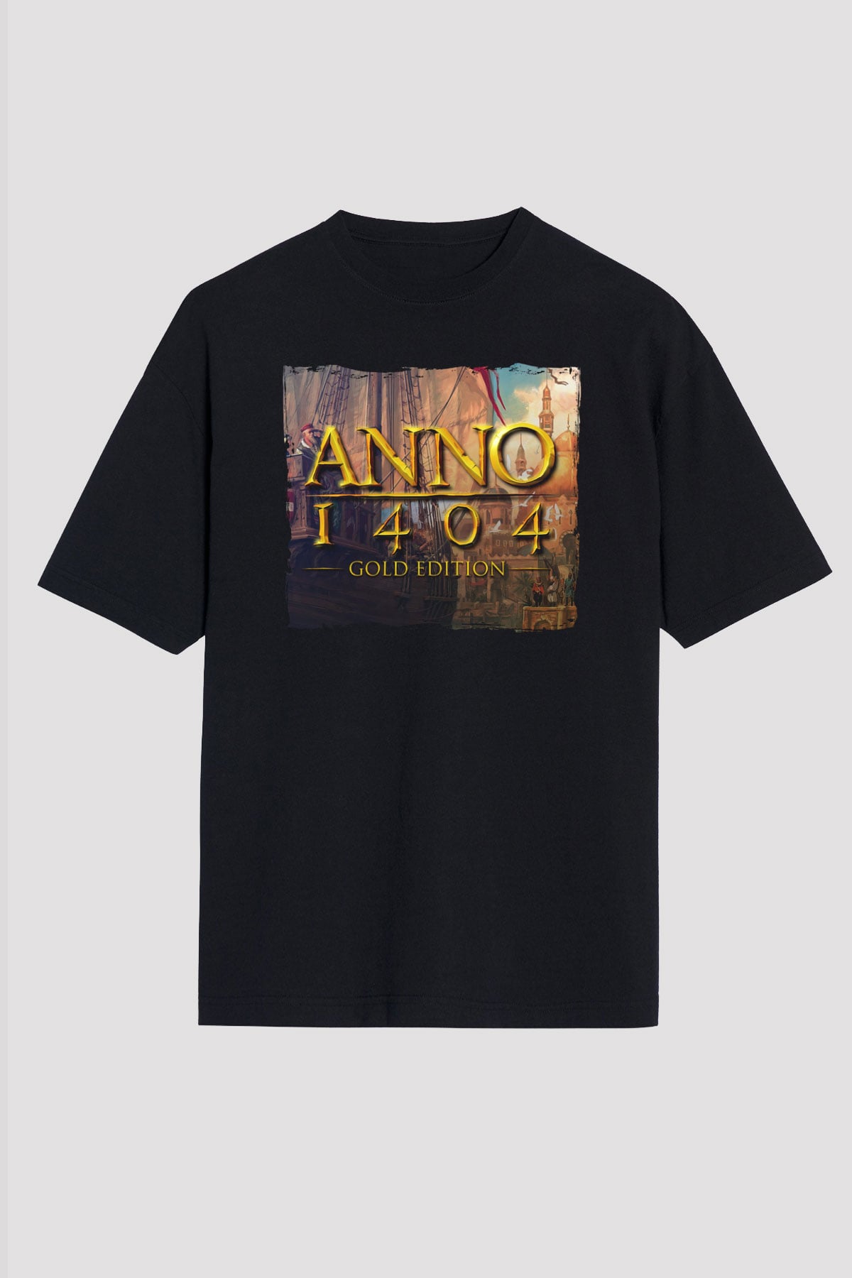 Anno 1404 Siyah Unisex Tişört T-Shirt