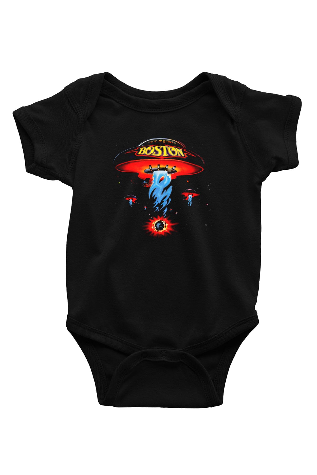 Anthrax Baskılı Siyah Bebek Body - Zıbın