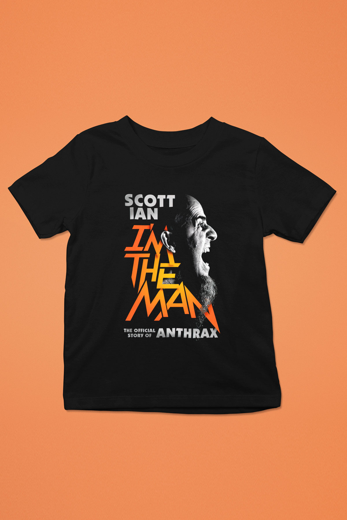 Anthrax Baskılı Siyah Unisex Çocuk Tişört