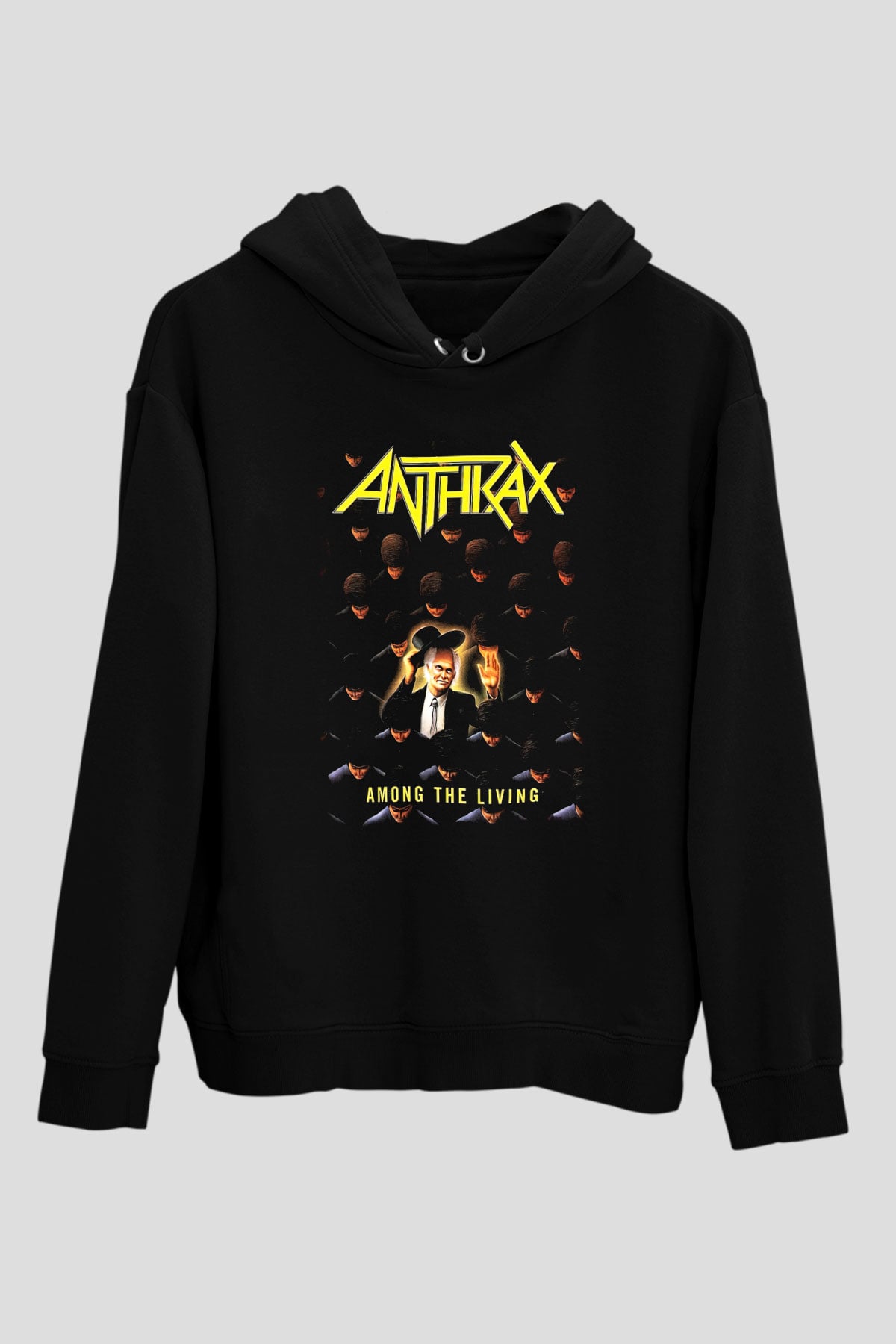 Anthrax Siyah Unisex Hoodie