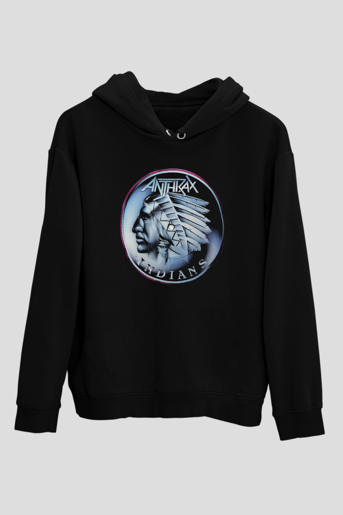 Anthrax Siyah Unisex Hoodie
