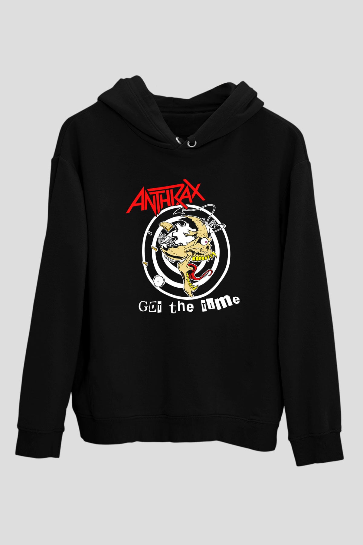 Anthrax Siyah Unisex Hoodie
