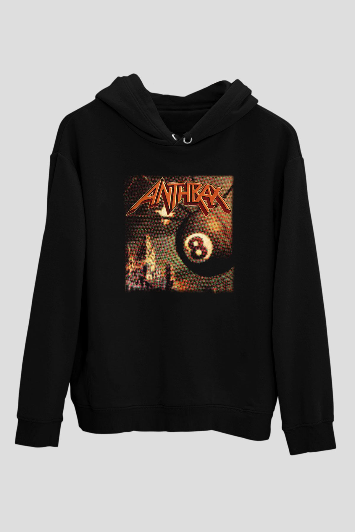 Anthrax Siyah Unisex Hoodie