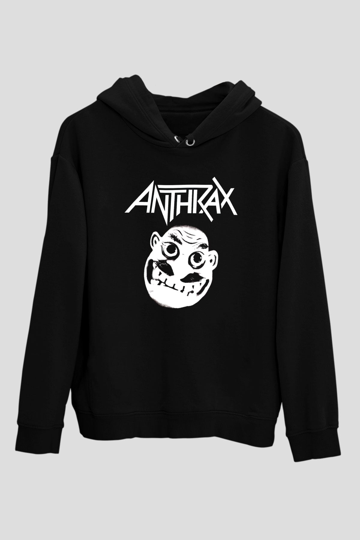 Anthrax Siyah Unisex Hoodie