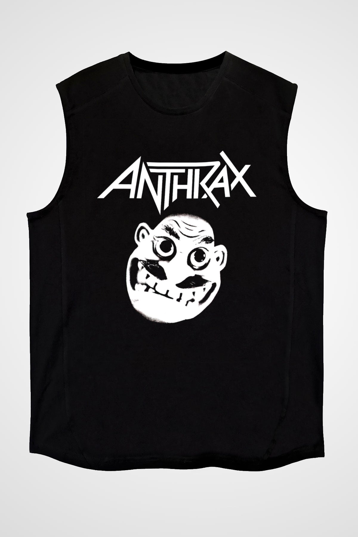 Anthrax Siyah Unisex Kolsuz Tişört