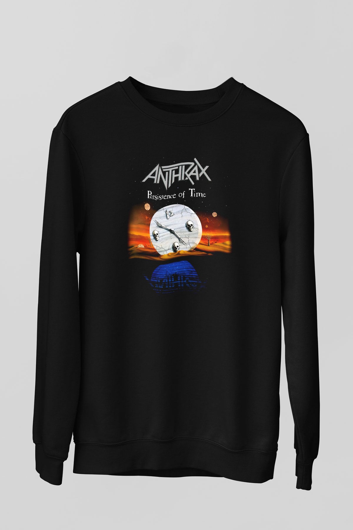 Anthrax Siyah Unisex Sweatshirt