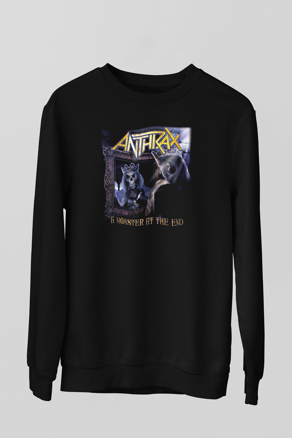 Anthrax Siyah Unisex Sweatshirt
