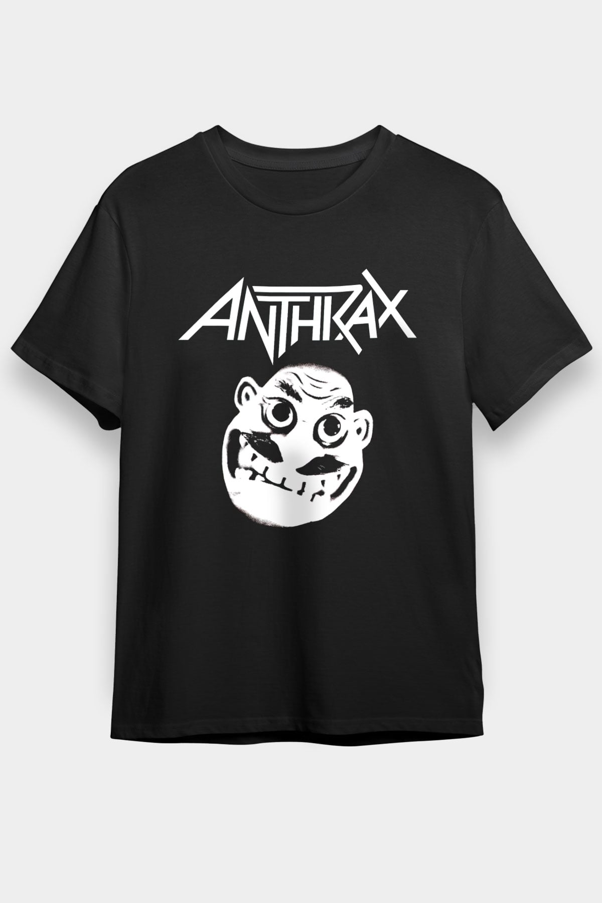 Anthrax Siyah Unisex Tişört T-Shirt - TişörtFabrikası