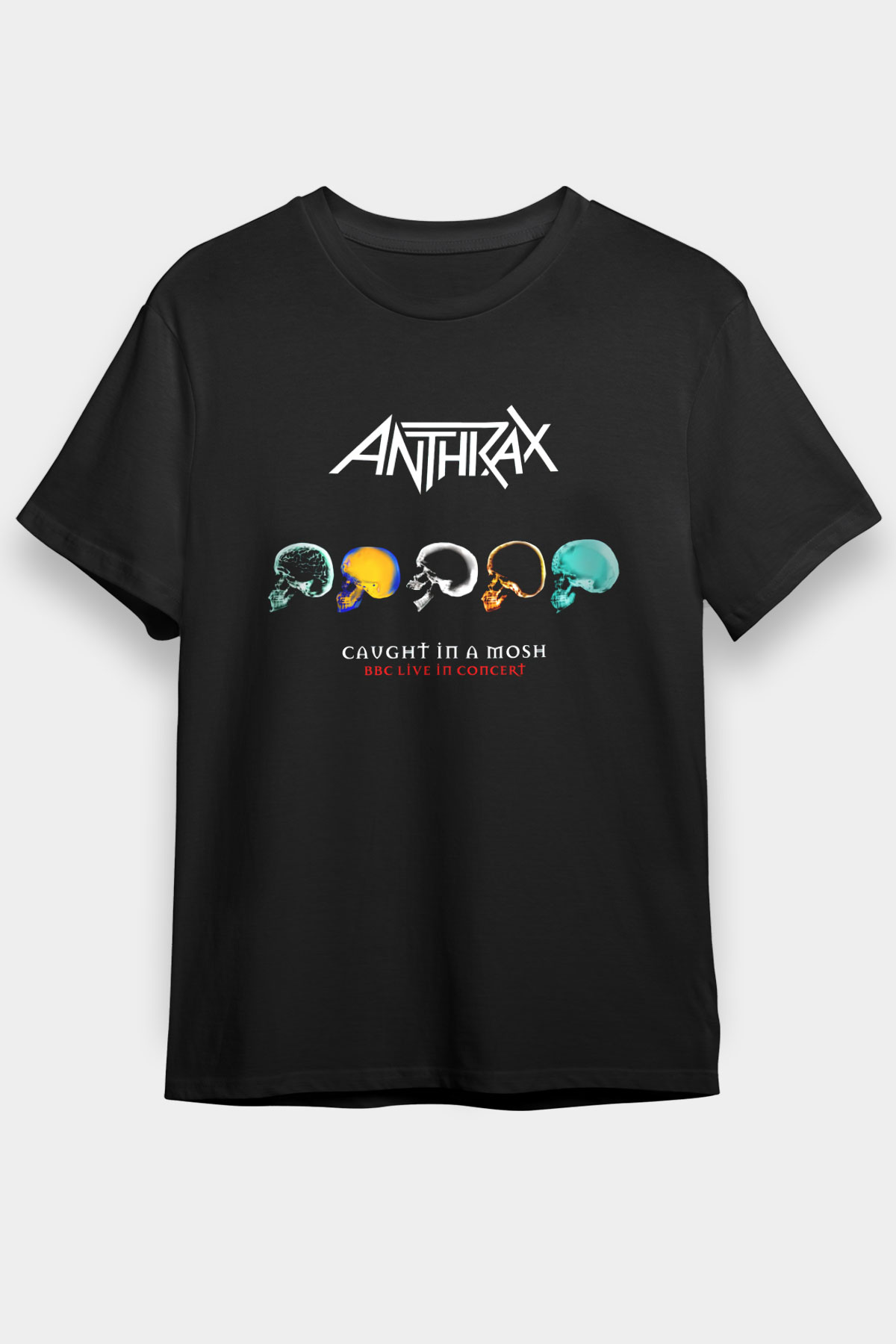 Anthrax Black Unisex Tee - STREETWEAR