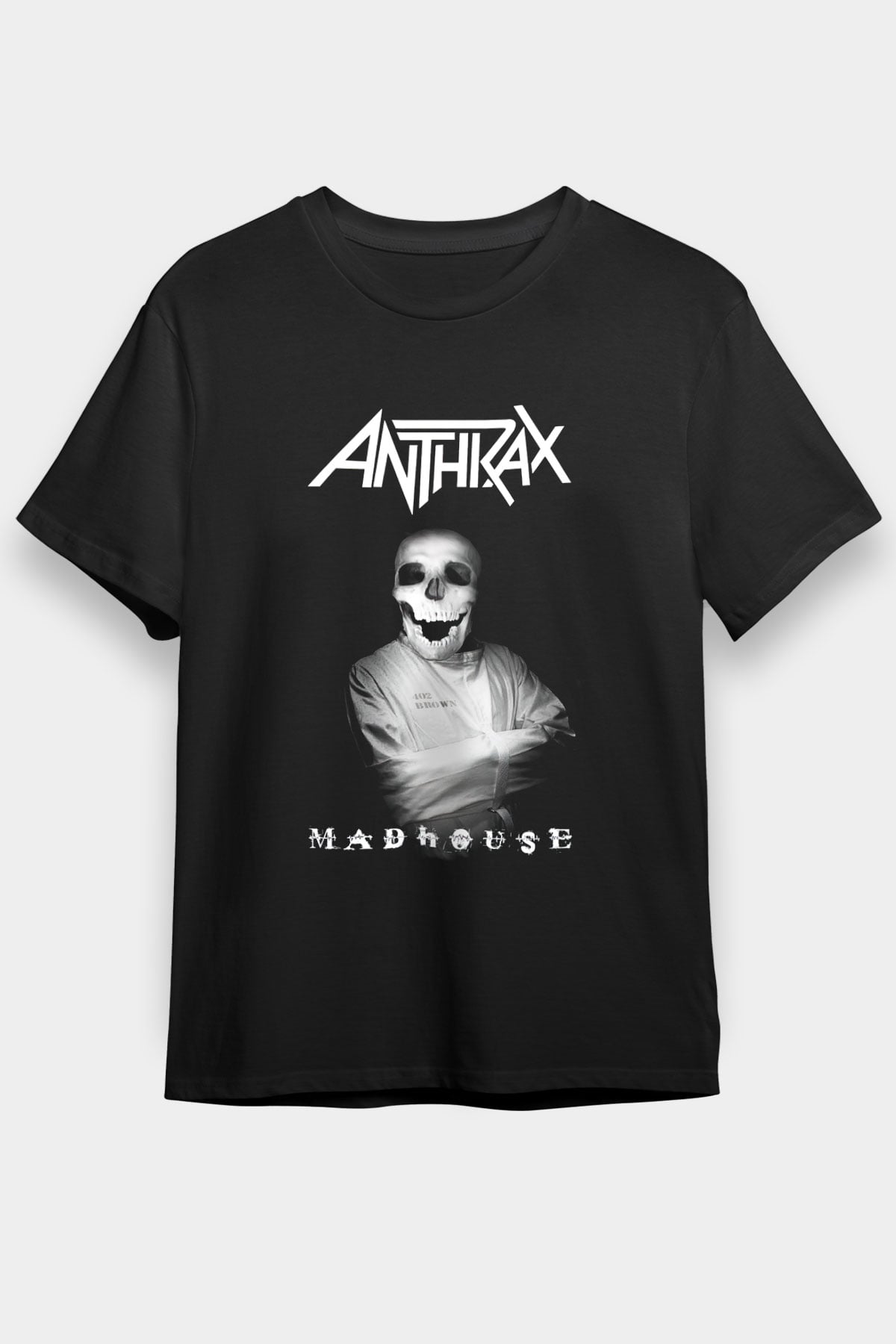 Anthrax Siyah Unisex Tişört T-Shirt - TişörtFabrikası