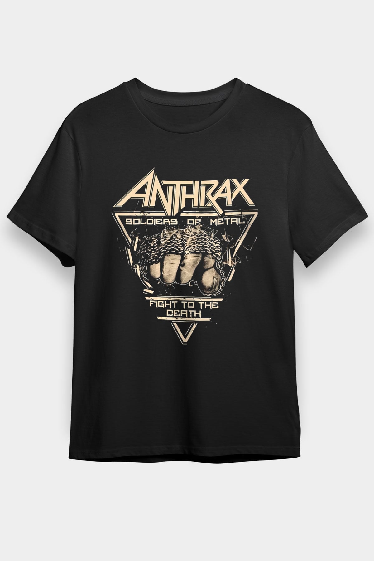Anthrax Siyah Unisex Tişört T-Shirt - TişörtFabrikası