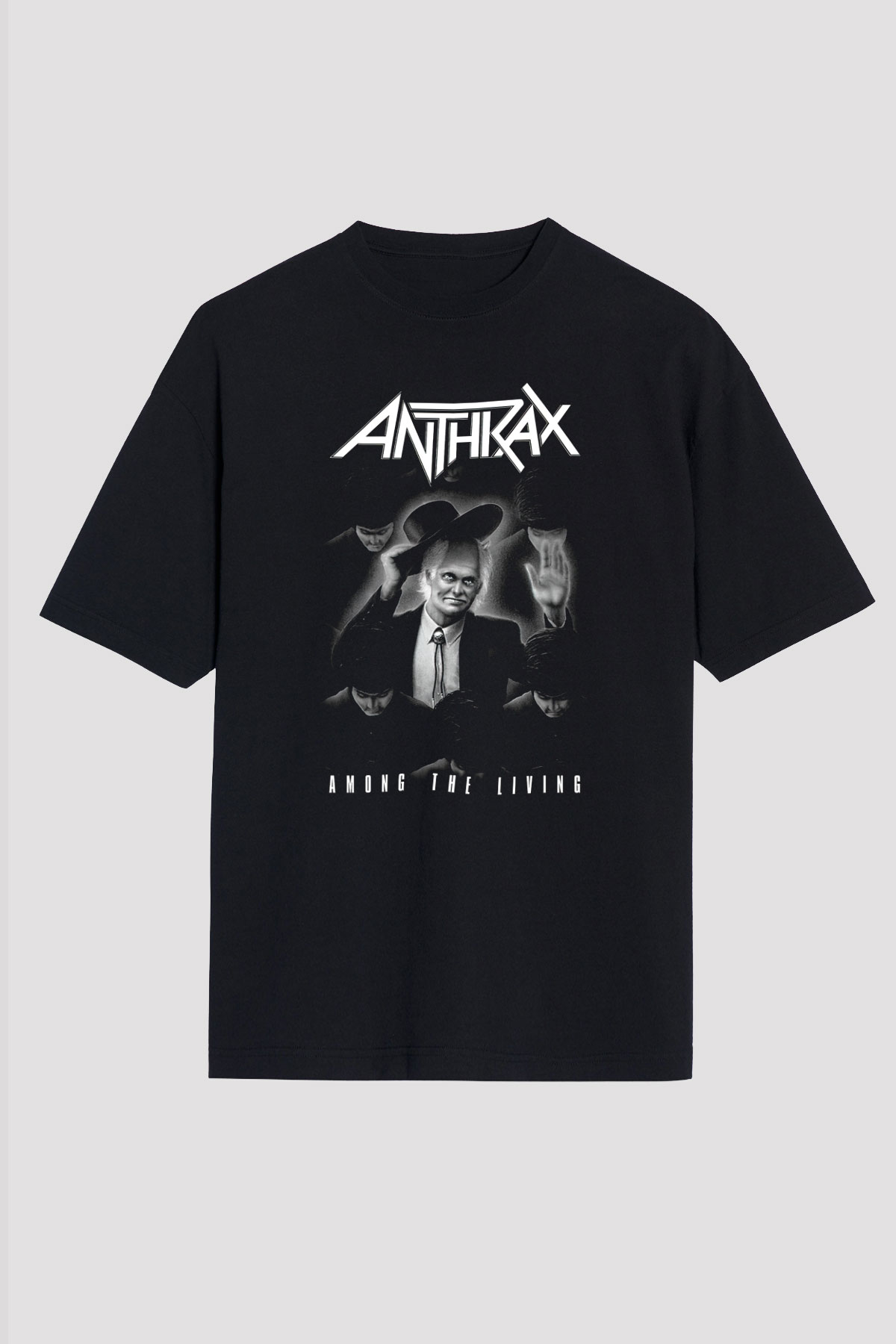 Anthrax Siyah Unisex Tişört T-Shirt - TişörtFabrikası